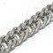 1 Yard Silver Double Link Etched Aluminum Chain for Jewelry Accessories